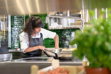 Jenny in de keuken