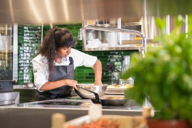 Jenny in de keuken 